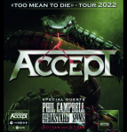 ACCEPT "Too Mean To Die Tour"